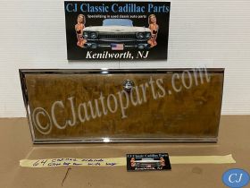 OEM 1963 1964 Cadillac Deville Eldorado Fleetwood DASH GLOVE BOX COMPARTMENT DOOR WITH LOCK KEY & HINGE #1479020
